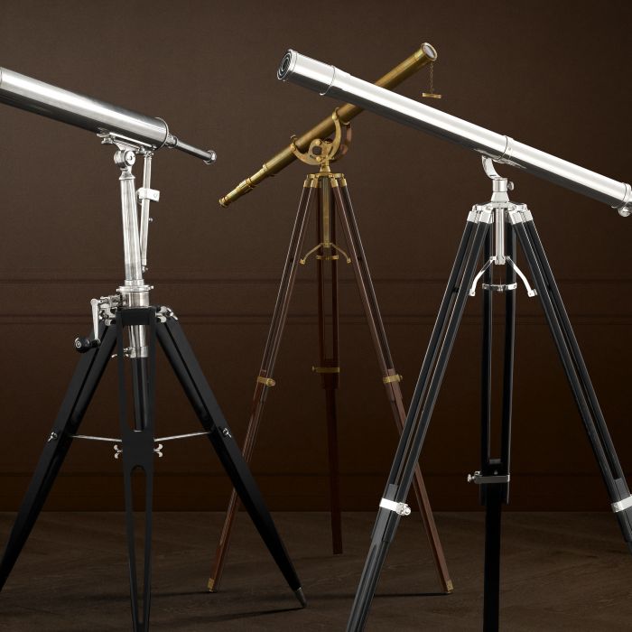 Telescope Bicton Brown/Antique Brass Finish