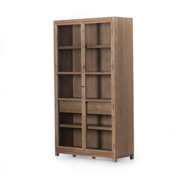 Millie Cabinet - Drifted Oak Solid