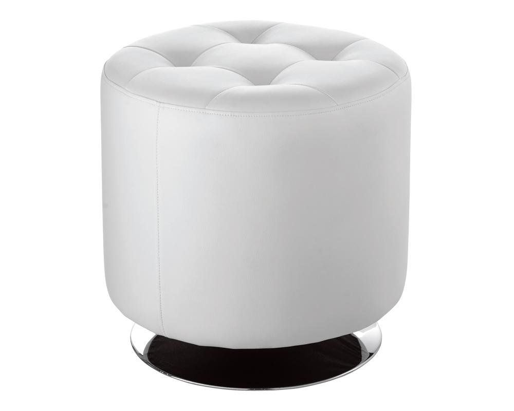 Domani Swivel Ottoman - Small - Snow