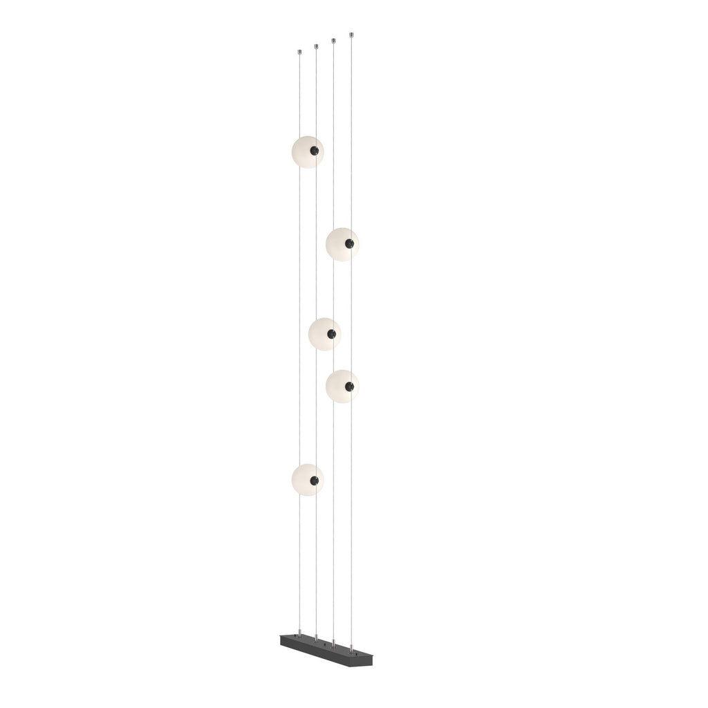 Abacus 5-Light Floor to Ceiling Plug-In LED Lamp