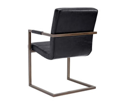 Jafar Dining Armchair - Vintage Black