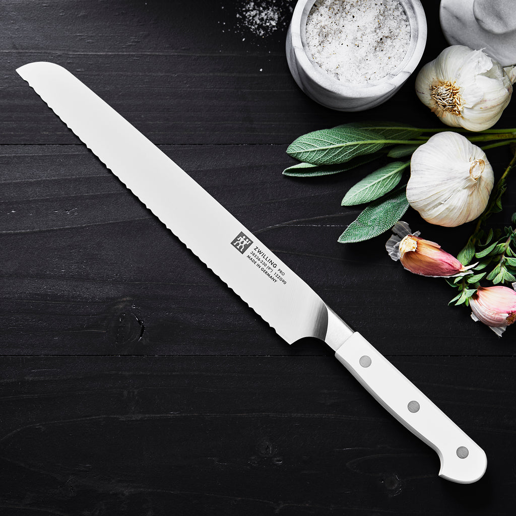 9" Bread Knife Z15 Serration Pro Le Blanc