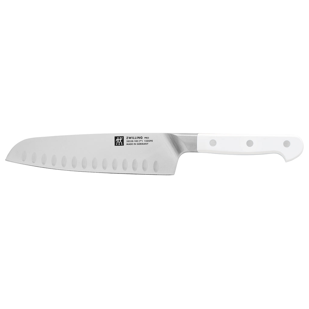 7" Hollow Edge Santoku Knife Pro Le Blanc