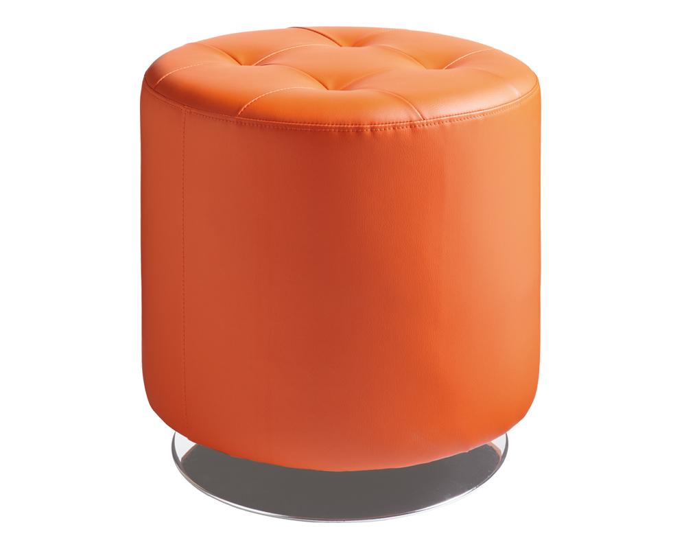 Domani Swivel Ottoman - Small - Orange