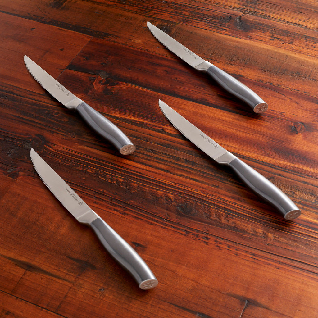 4-Piece Steak Knife Set Graphite