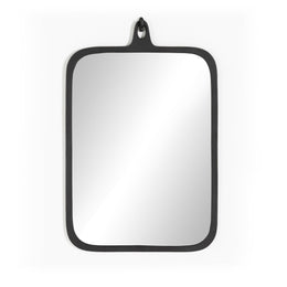 Hyde Large Mirror-Black Aluminum