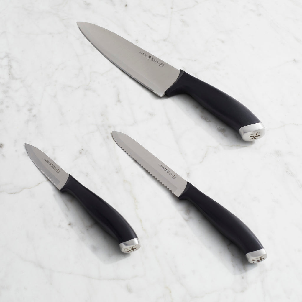 3-Piece Starter Knife Set Silvercap