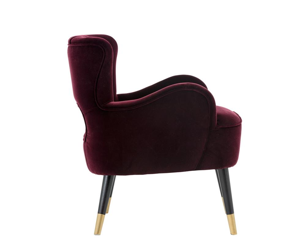 Hanna Lounge Chair - Giotto Cabernet