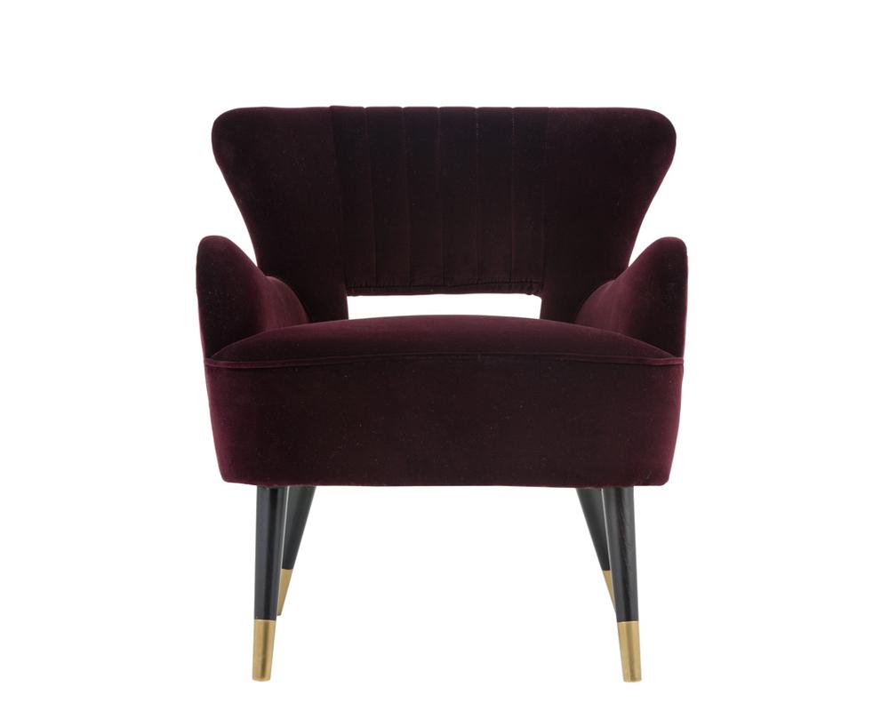 Hanna Lounge Chair - Giotto Cabernet