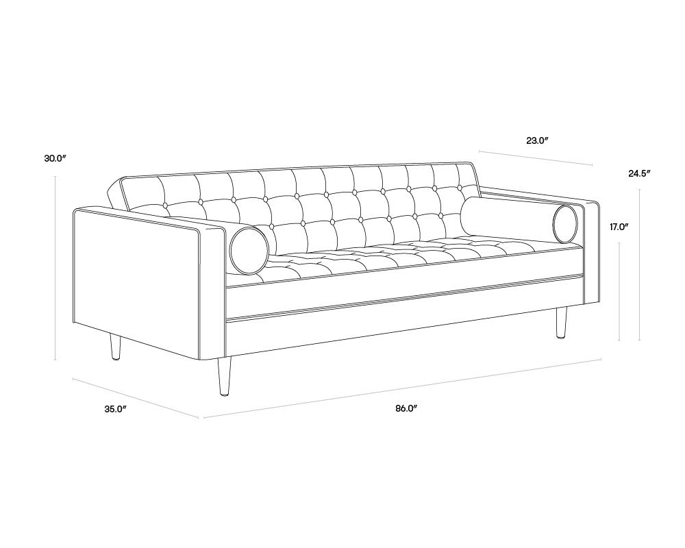 Donnie Sofa - Light Grey