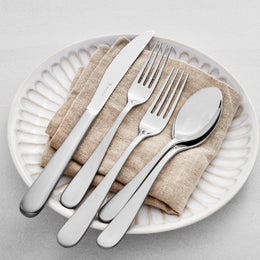 Lucena 65-Piece 18/10 Stainless Steel Flatware Set