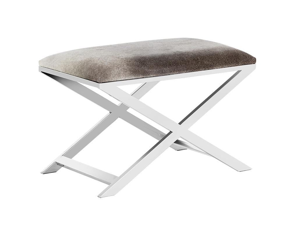 Sahara Stool - Stainless Steel - Grey