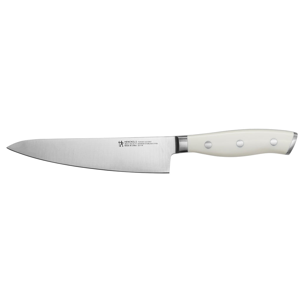 5.5" Prep Knife- White Handle Forged Accent