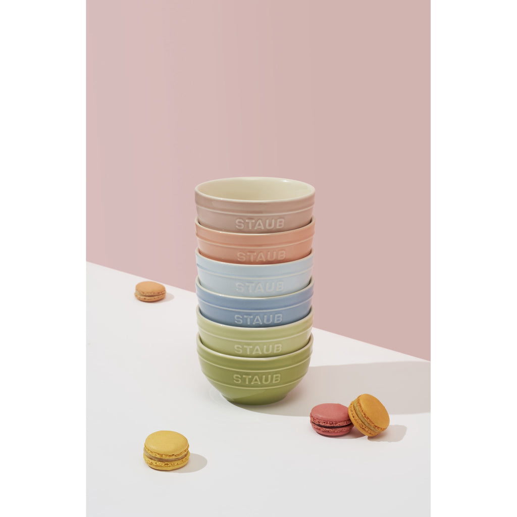 6-Piece 4.75" Small Universal Bowl Set - Macaron Pastel Colors