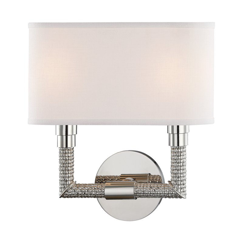 Dubois Wall Sconce 12" - Polished Nickel