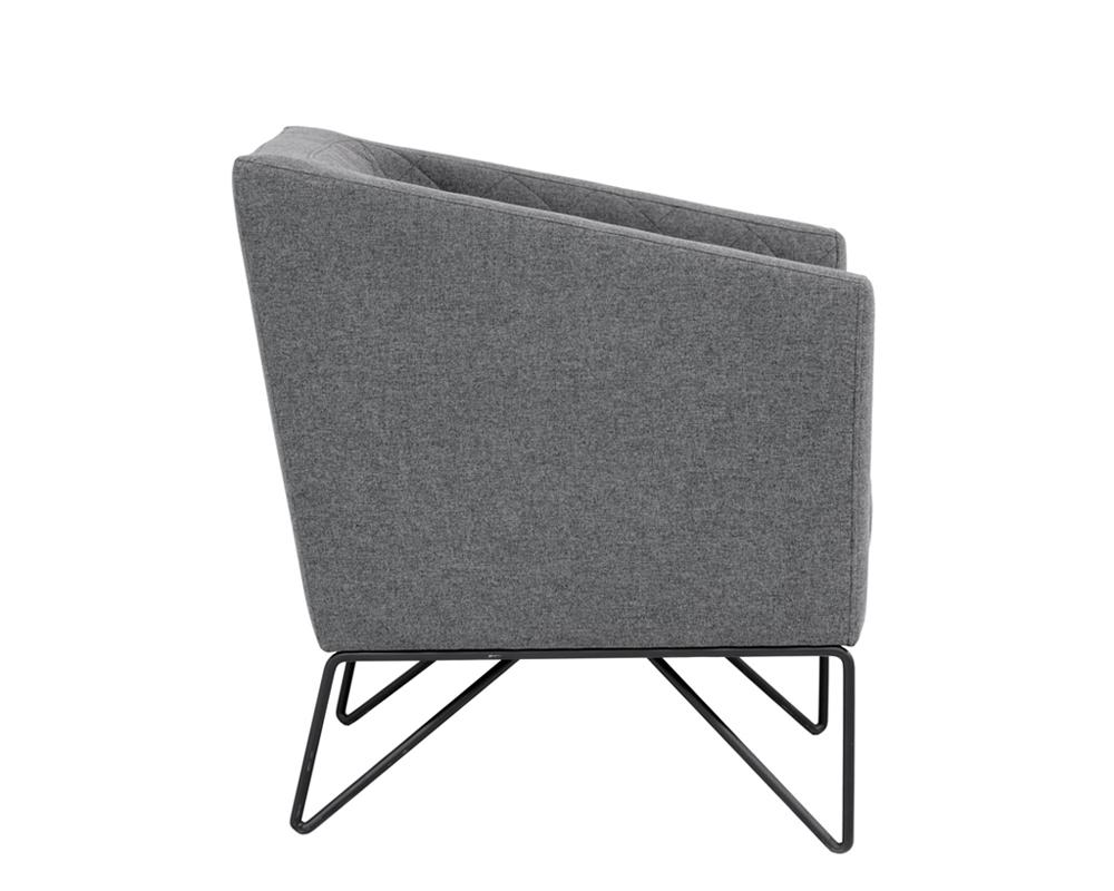 Princeton Lounge Chair - Dark Grey