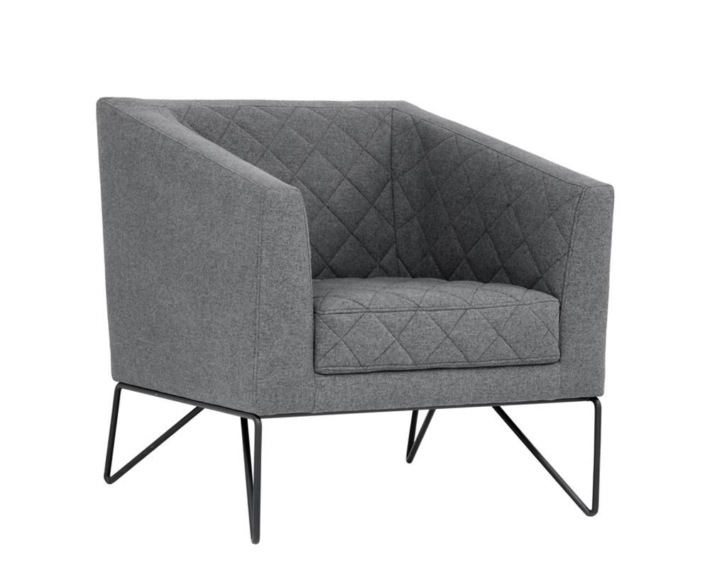 Princeton Lounge Chair - Dark Grey