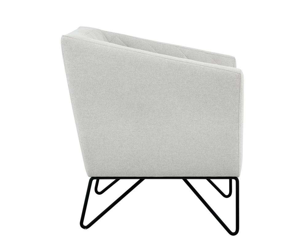 Princeton Lounge Chair - Light Grey