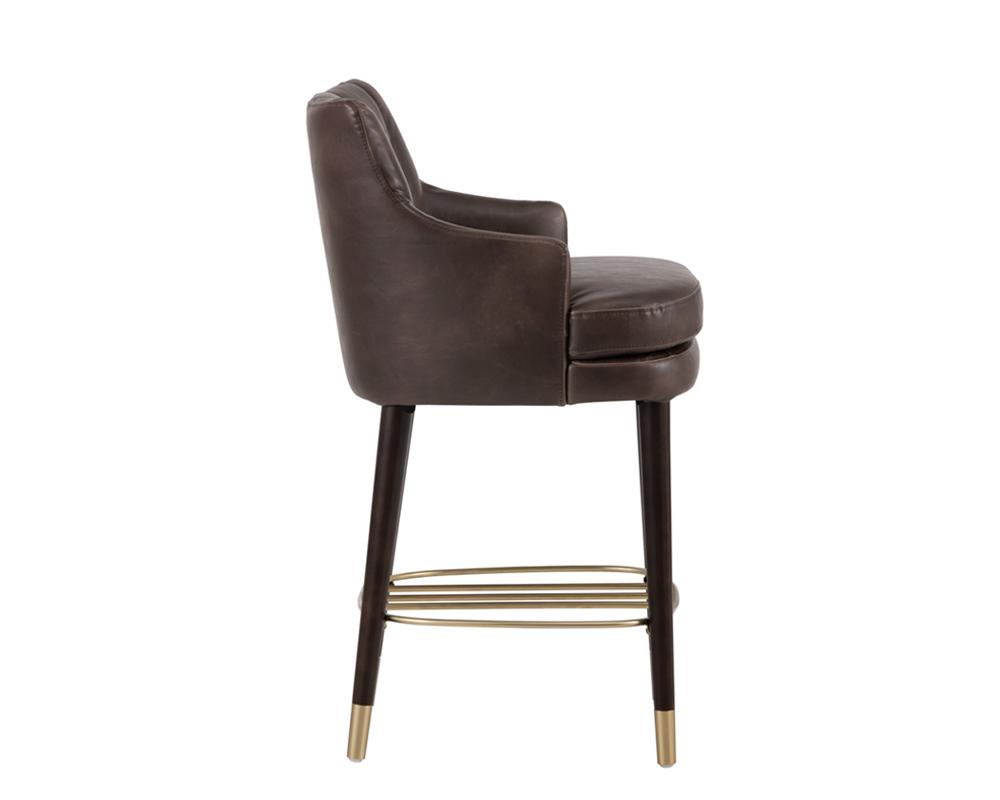 Valerie Counter Stool - Havana Dark Brown