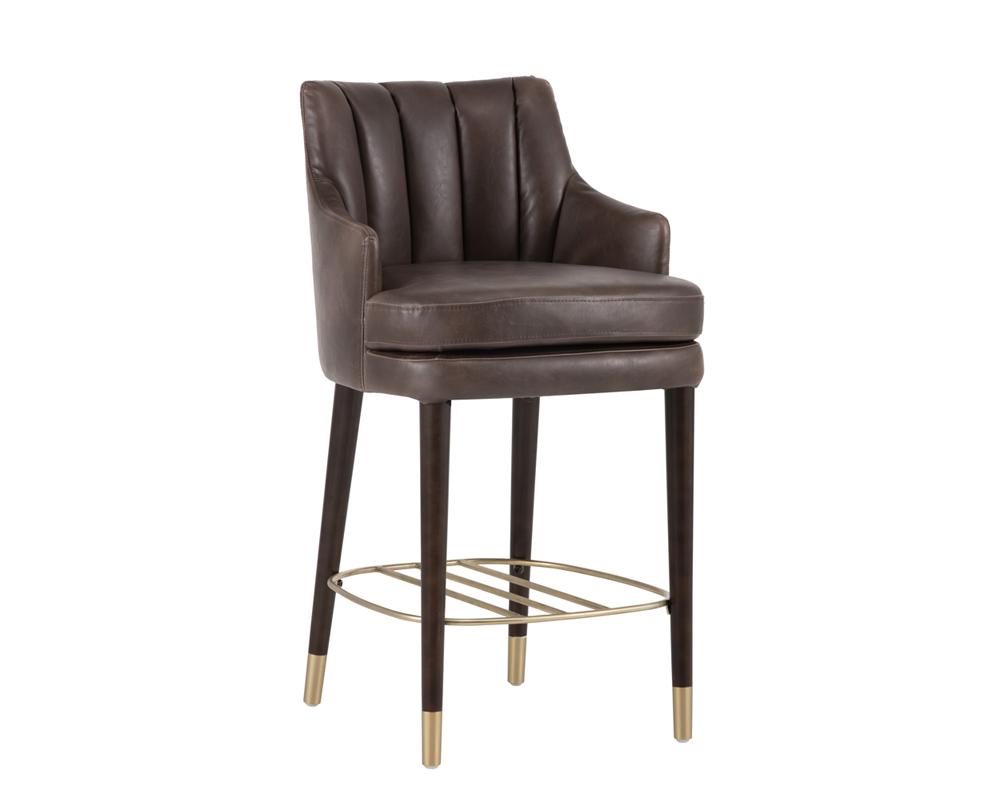 Valerie Counter Stool - Havana Dark Brown