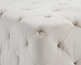 Millie Tufted Ottoman - Piccolo Prosecco