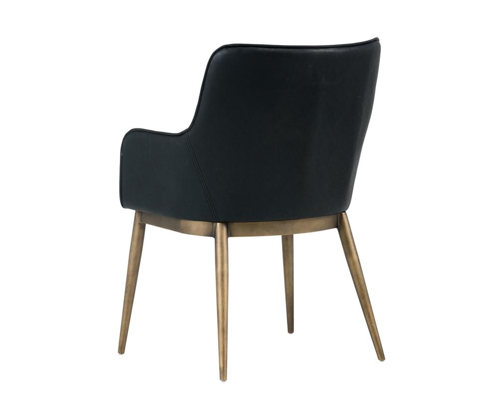 Franklin Dining Armchair - Vintage Black