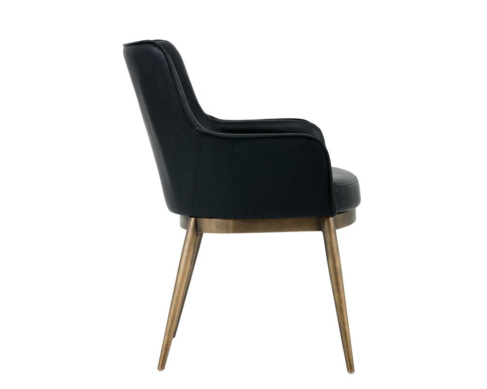 Franklin Dining Armchair - Vintage Black