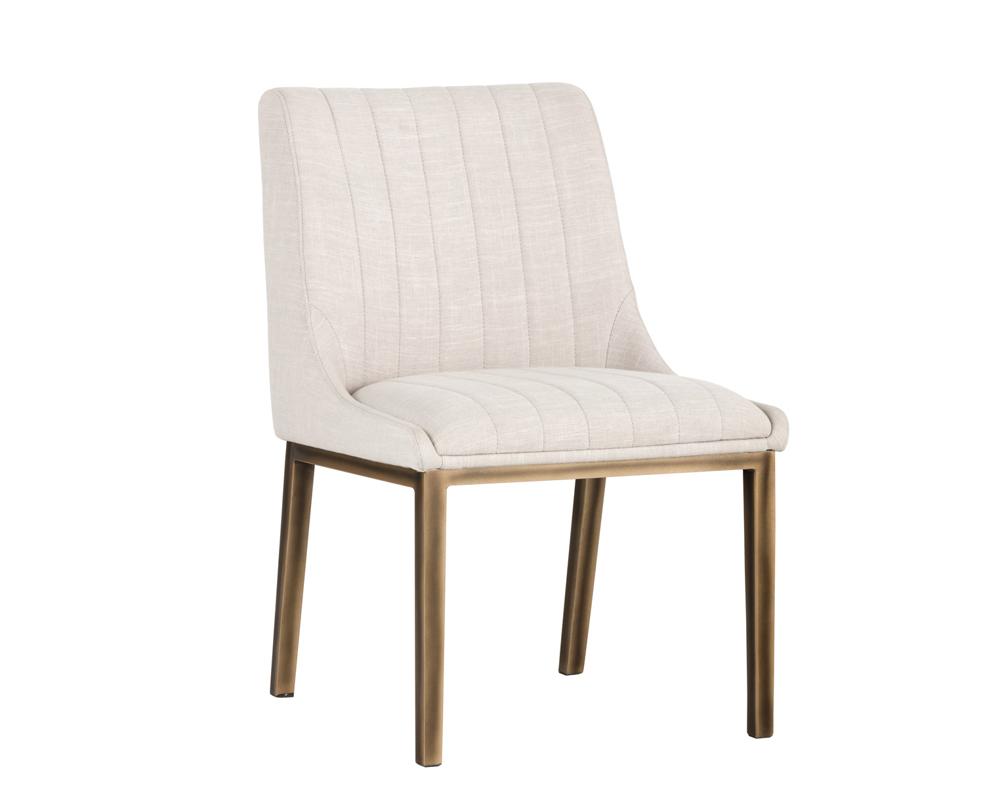 Halden Dining Chair - Beige Linen, Set of 2