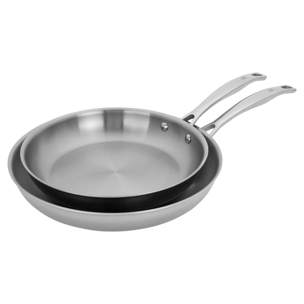 2-Piece Stainless Steel Fry Pan Set Clad H3