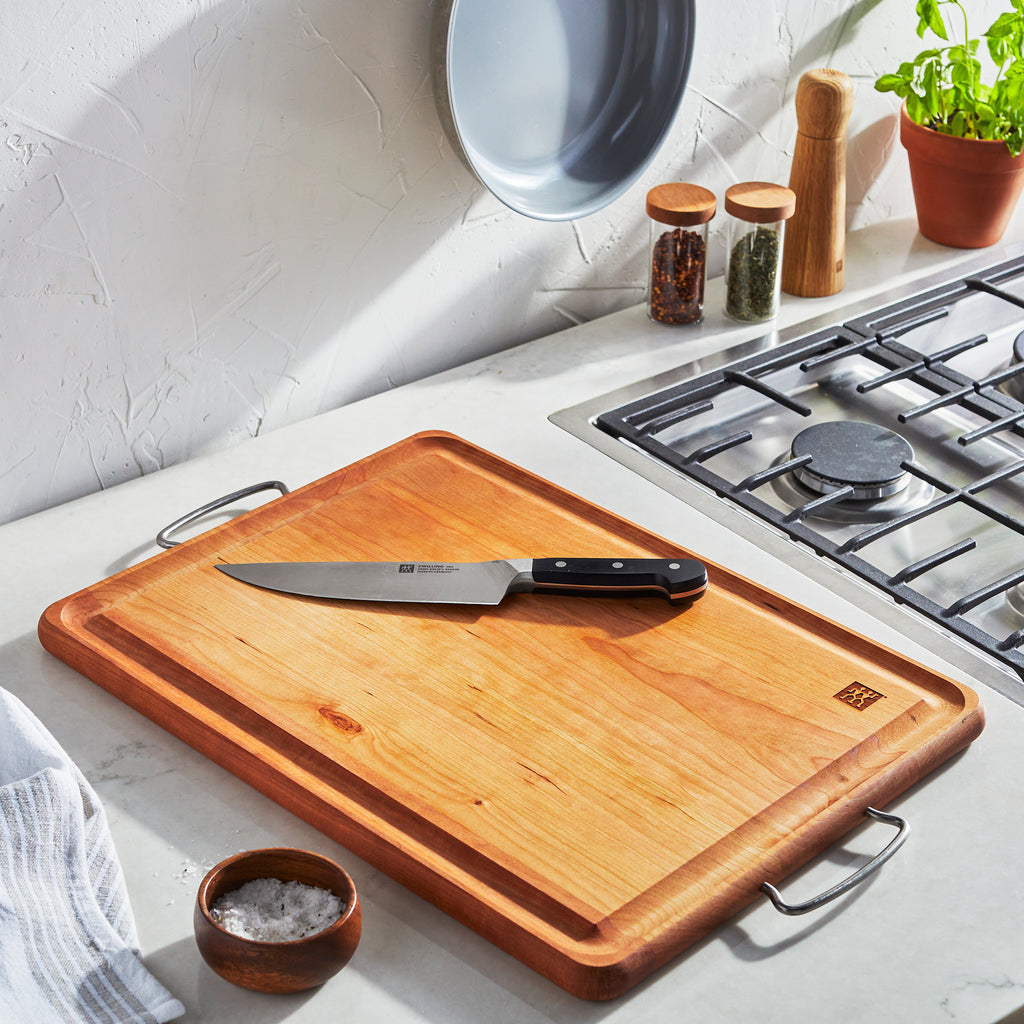 Cherry Carving Board W/Handles 20"X15"X1" Cutting Boards