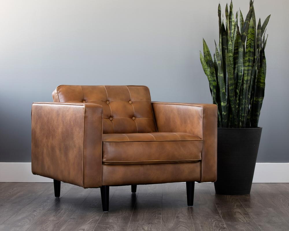 Donnie Armchair - Tobacco Tan