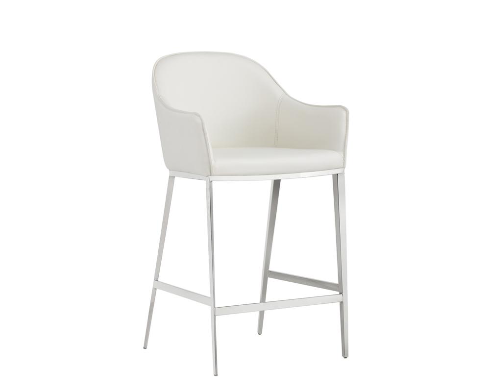 Stanis Counter Stool - White