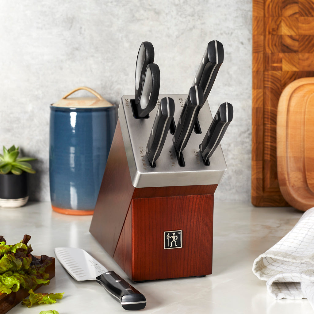 7-Piece Self-Sharpening Knife Block Set Dynamic