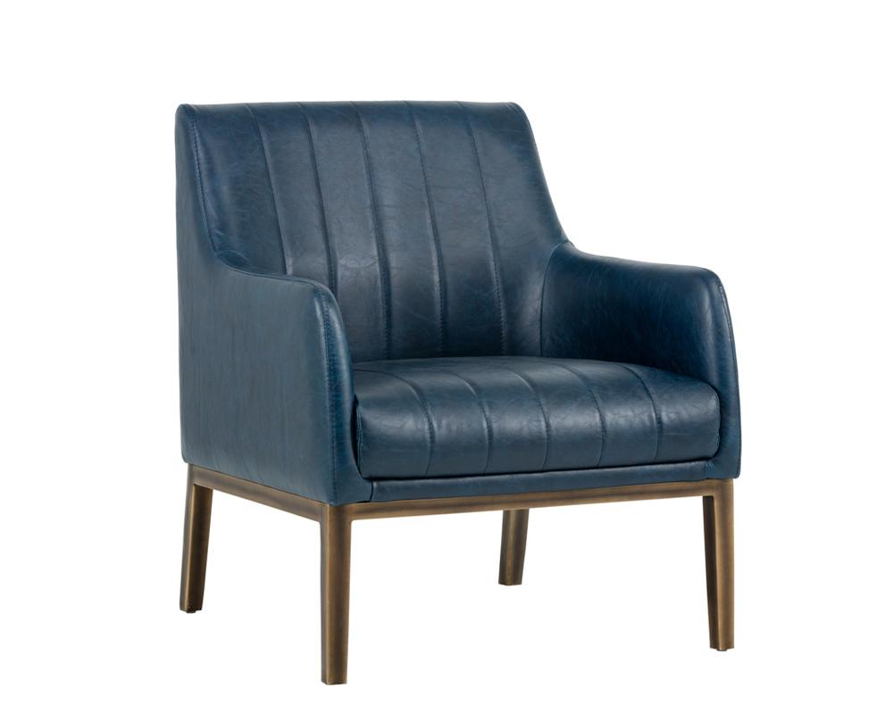 Wolfe Lounge Chair - Vintage Blue