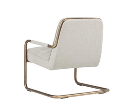 Lincoln Lounge Chair - Beige Linen