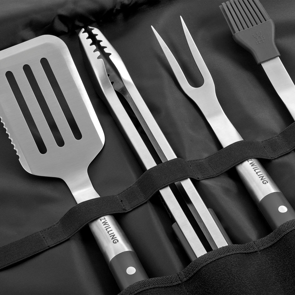 5-Piece Grill Tool Set - Charcoal