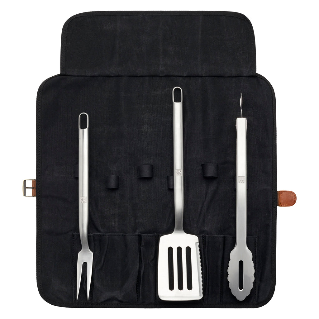 4-Piece Stainless Steel Grill Tool Set