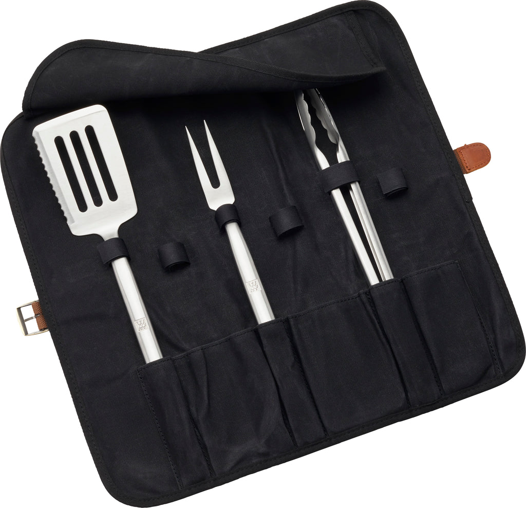 4-Piece Stainless Steel Grill Tool Set