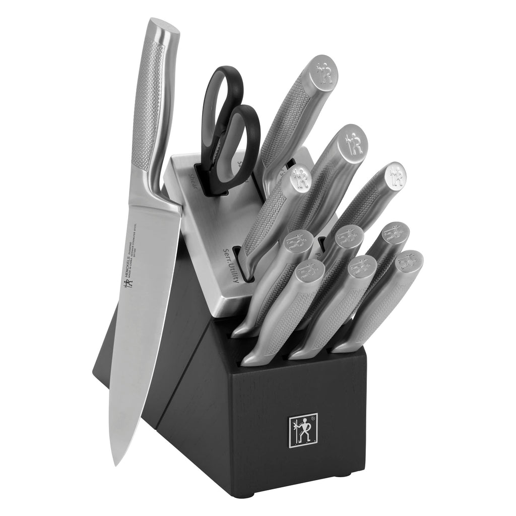 13-Piece. Self-Sharpening Knife Block Set Diamond