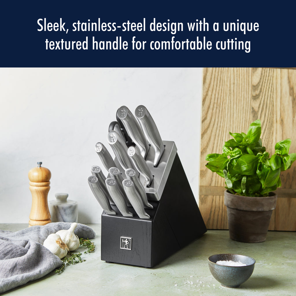 13-Piece. Self-Sharpening Knife Block Set Diamond