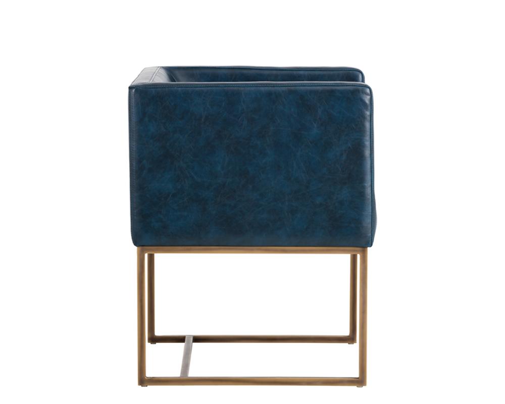 Kwan Lounge Chair - Vintage Blue