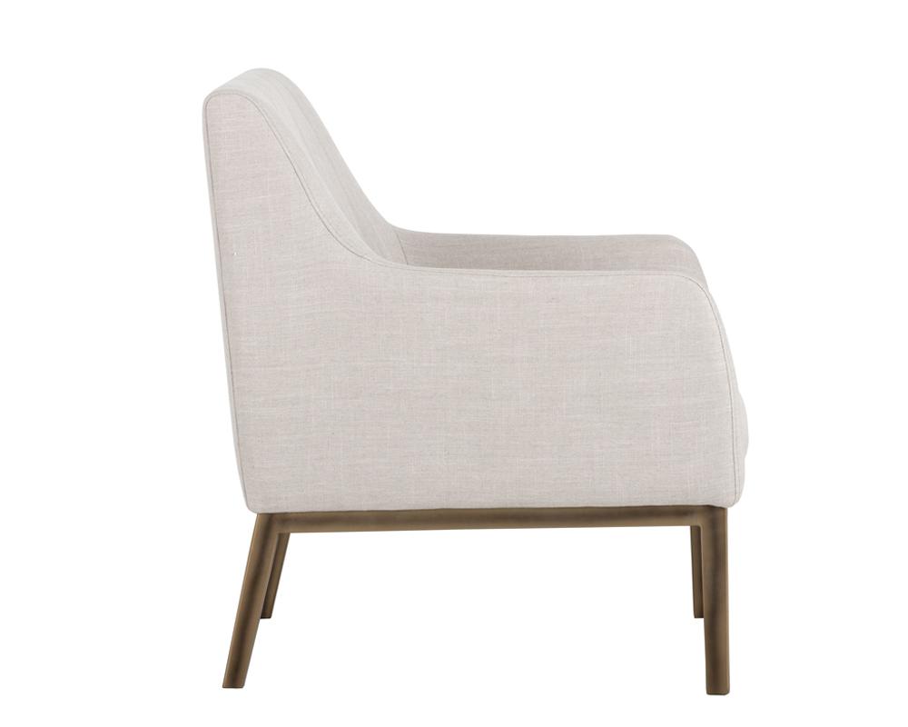 Wolfe Lounge Chair - Beige Linen