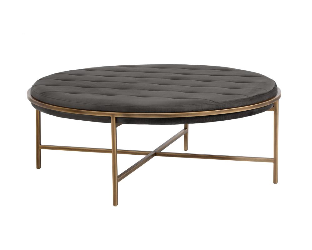 Ethel Ottoman - Round - Piccolo Pebble