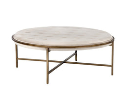 Ethel Ottoman - Round - Piccolo Prosecco