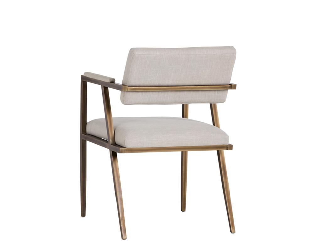 Ventouz Dining Armchair - Beige Linen