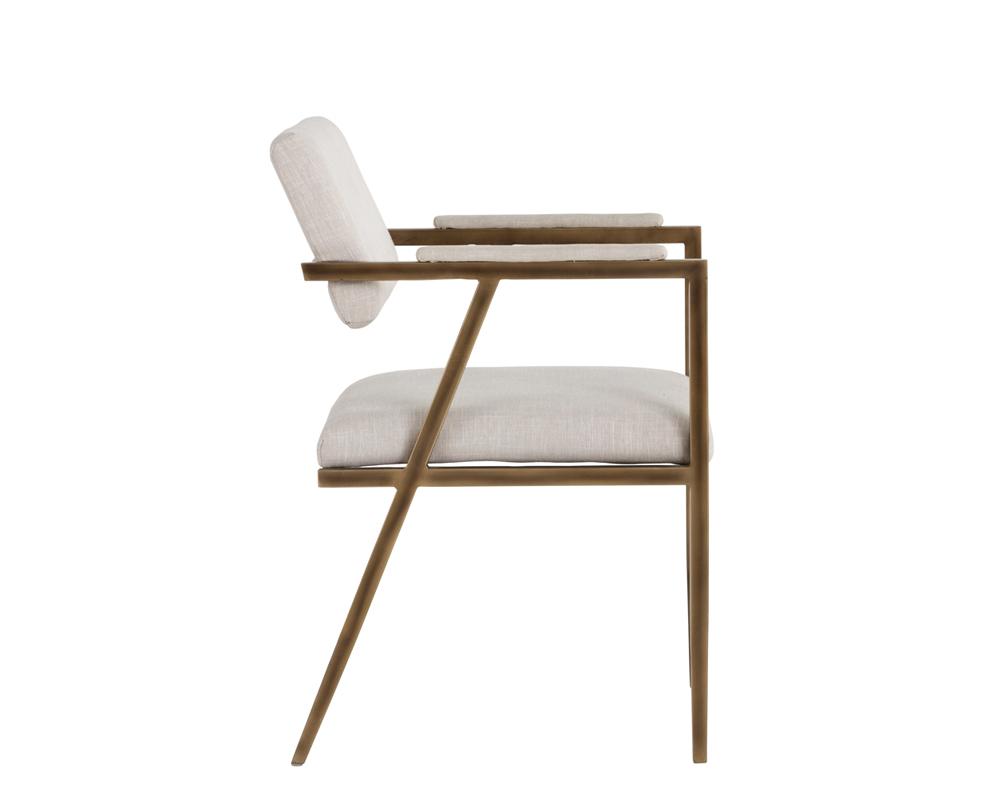 Ventouz Dining Armchair - Beige Linen