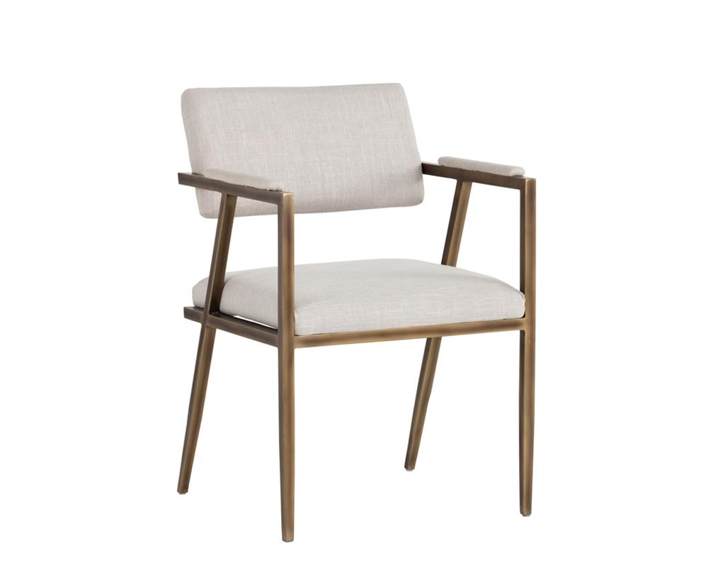 Ventouz Dining Armchair - Beige Linen