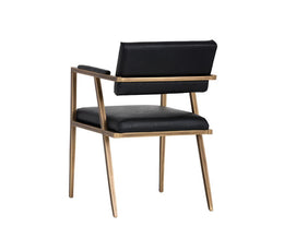 Ventouz Dining Armchair - Vintage Black