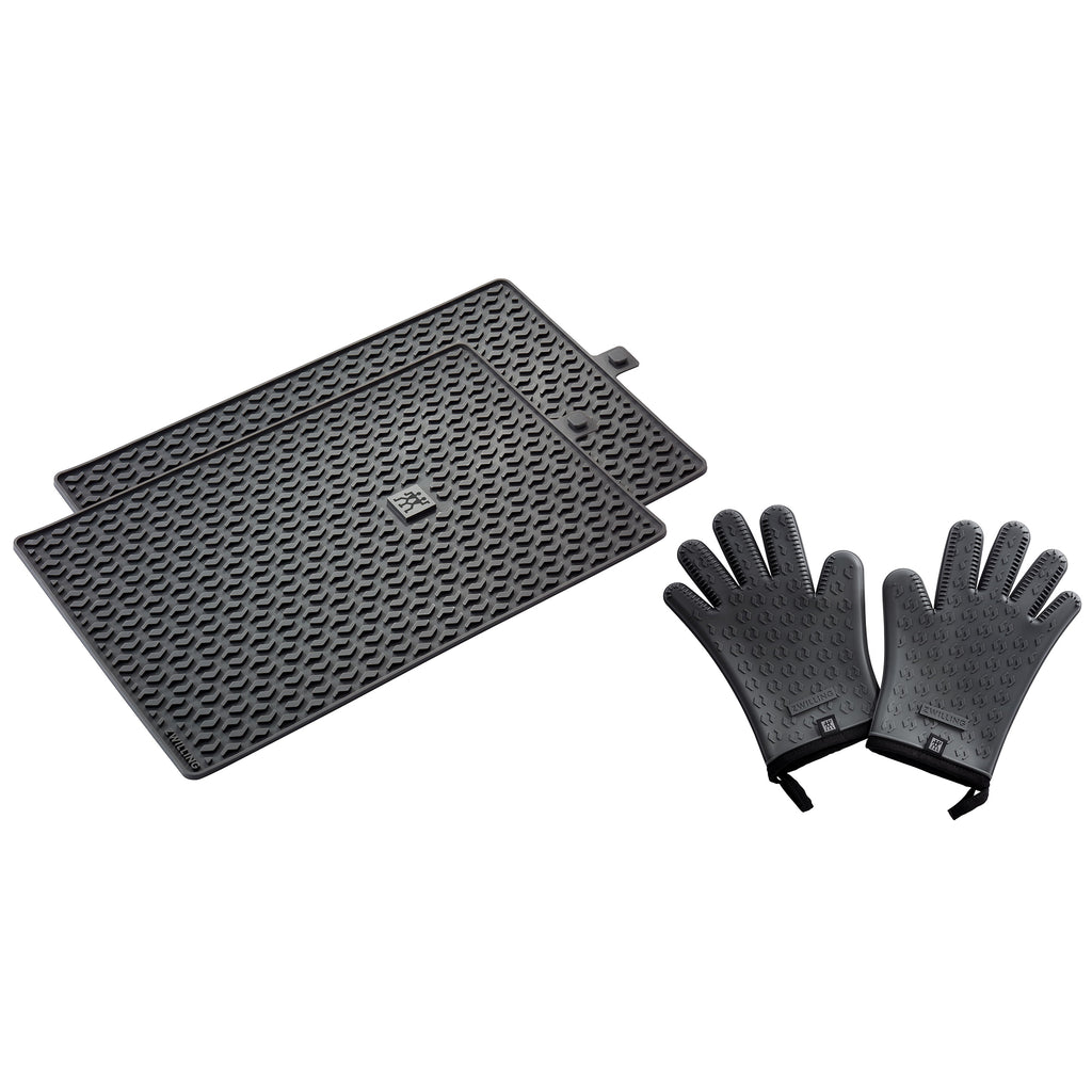 3-Piece Mat & Gloves Set