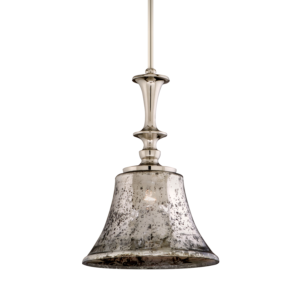 Argento Pendant 21" - Polished Nickel